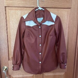 Vintage Western Heritage Western 2 tone shirt